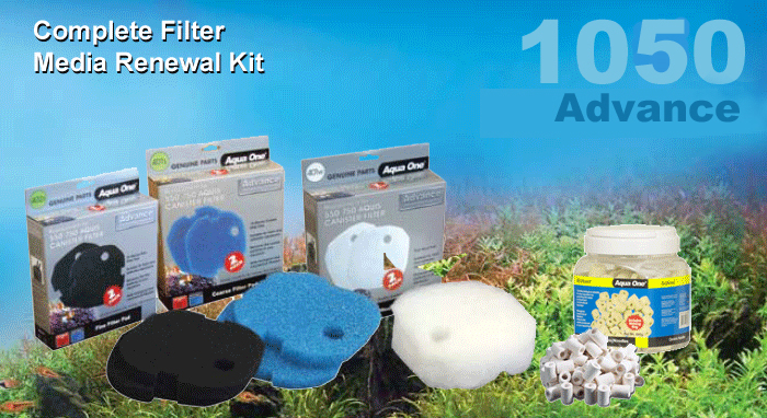 Complete Filter Media Renewal Kit Advance 1050 / 1250