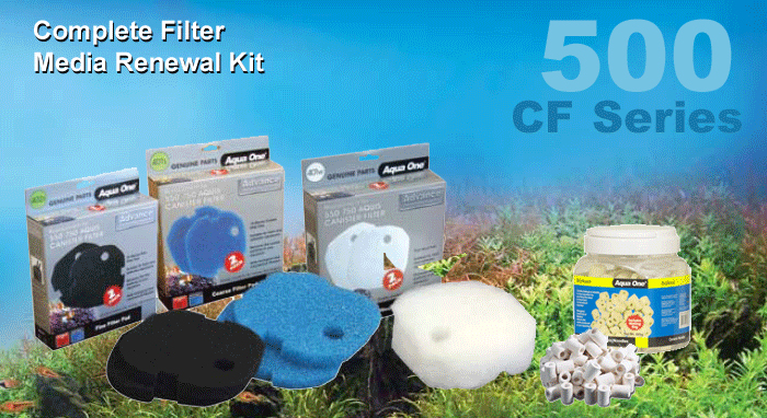Complete Filter Media Renewal Kit CF500 and CF700