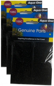 Aqua One (105c) Carbon Cartridge *** TRIPLE PACK ***