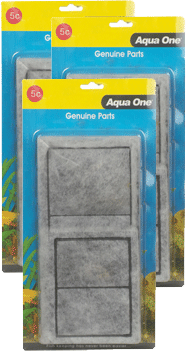 21 Poly and 6 Carbon Filter Pads AquaOne Compatible 980 980T 