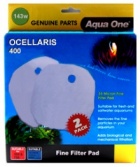 NEW ** Aqua One (143w) Wool Pad for Ocellaris 400 - (2 pack)