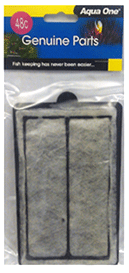Aqua One (48c) Carbon & Wool Cartridge for Clearview 500 Hang on Filter